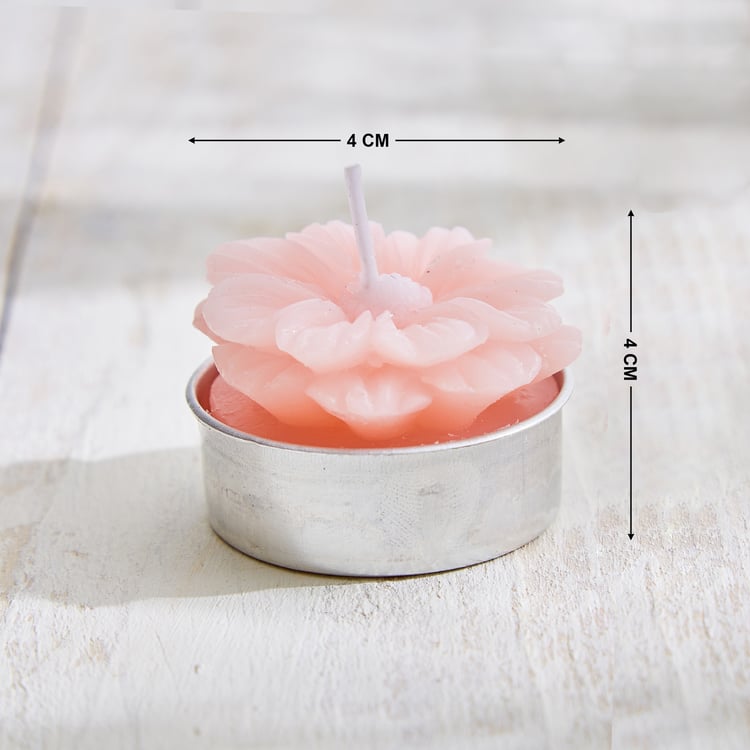 Vicente Ivy Set of 6 Floral Scented T-Light Candles