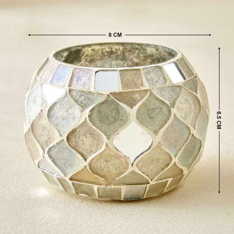 Rylee Rahi Glass Mosaic Votive Candle Holder