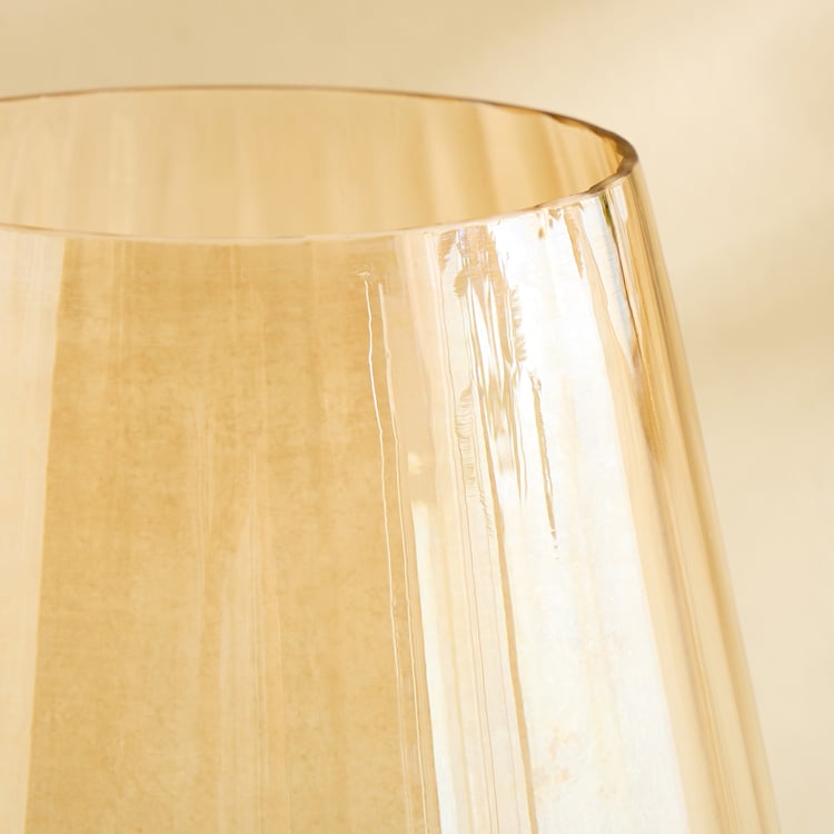 Rylee Ellara Glass Crackled Vase - Large