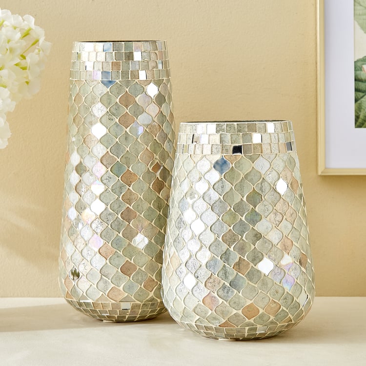 Rylee Rahi Mosaic Glass Vase - Small