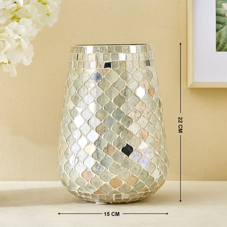 Rylee Rahi Mosaic Glass Vase - Small