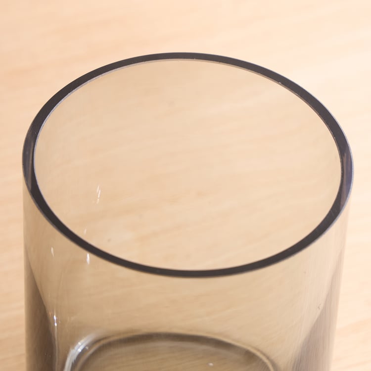 Alloy Demi Glass Hurricane Candle Holder
