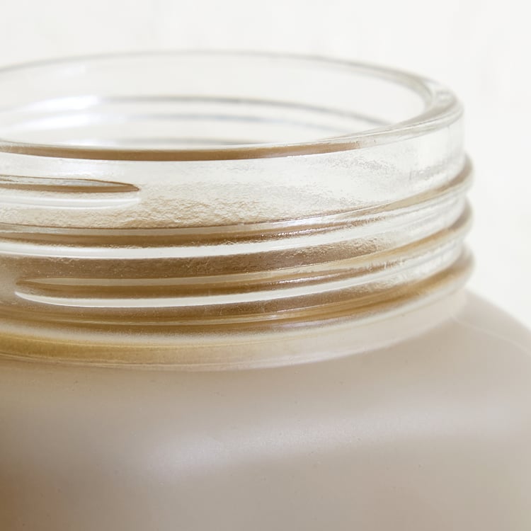 Stack Onyx Set of 3 Glass Spice Jars with Metal Stand - 300ml
