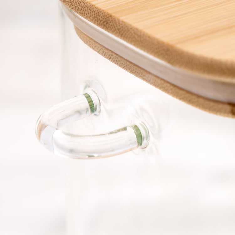 Regal Luxe Yorkshire Borosilicate Glass Jar with Spoon - 1.5L