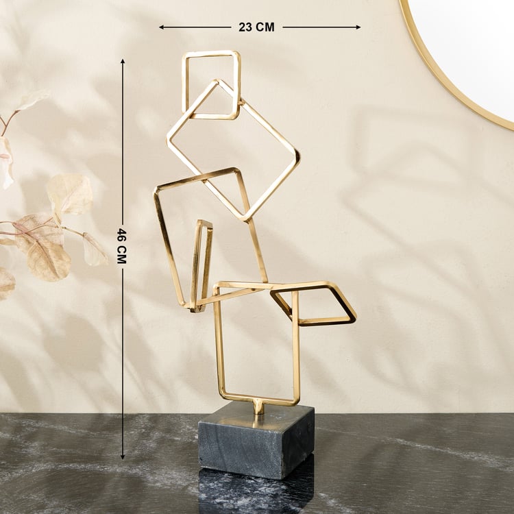 Brim Royale Altin Metal Table Accent