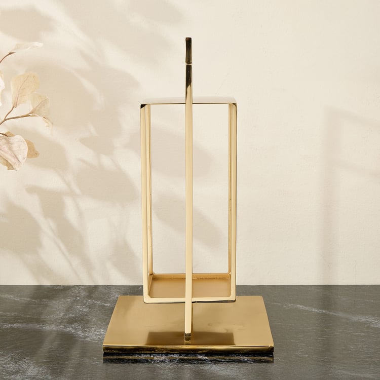 Brim Royale Altin Metal Lantern - Large