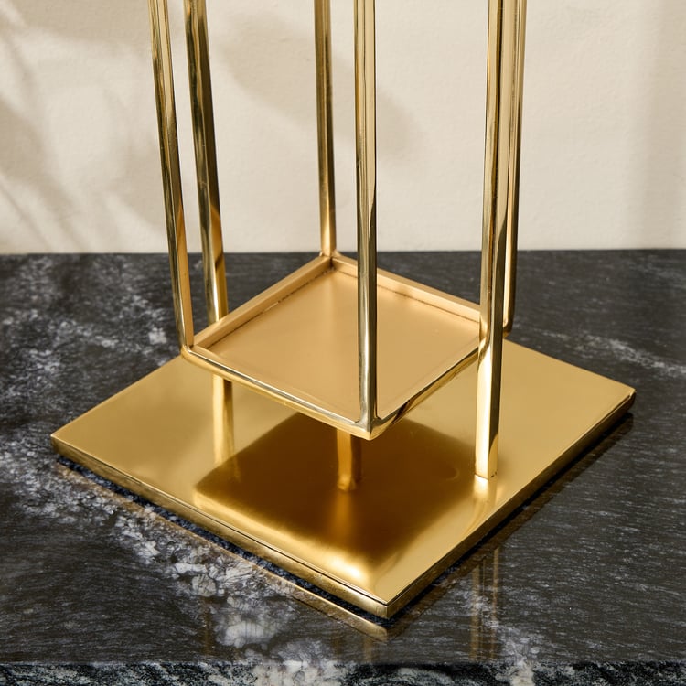 Brim Royale Altin Metal Lantern - Large