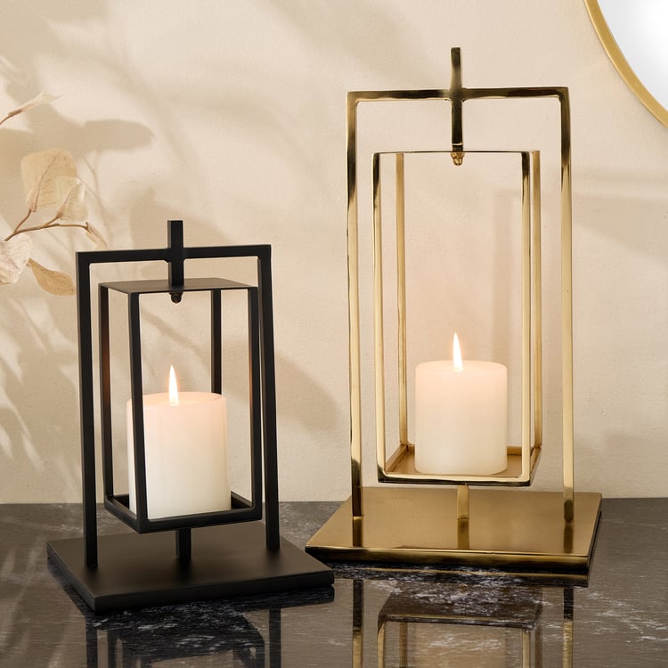 Brim Royale Altin Metal Lantern - Small