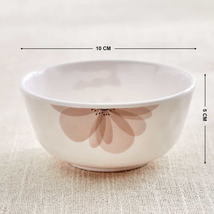 Meadows Monalisa Melamine Floral Print Katori - 250ml