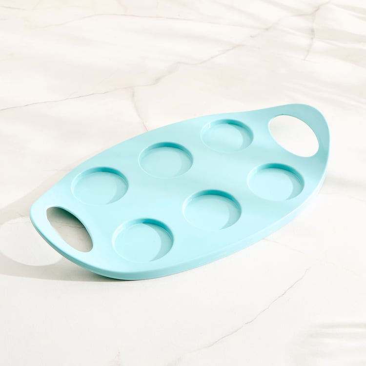 Tuscany Zinnia Set of 6 Juice Glass with Serving Tray - 150ml