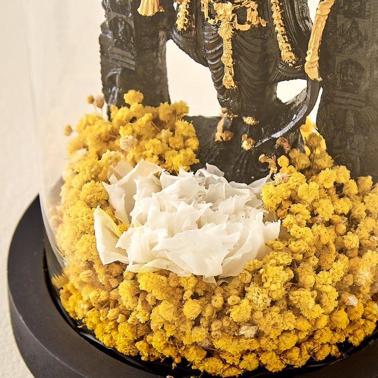 Haven Alba Glass Shri Ram in Dome Figurine