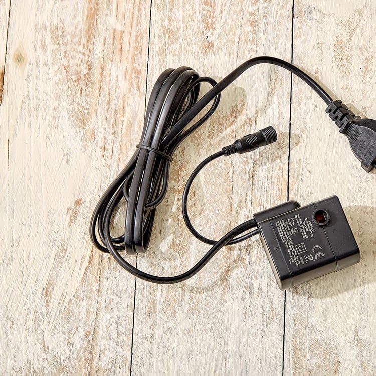 Alpine Cascade Polyresin Leaf Water Fountain - 20x17x35cm