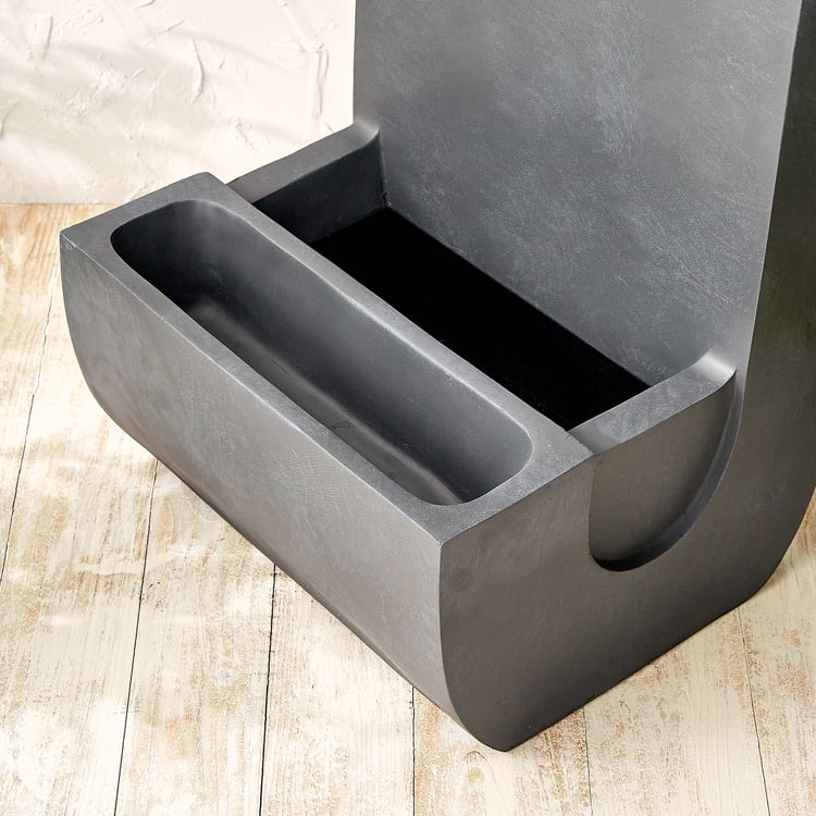 Cascade Modern Polyresin Mini Falls Water Fountain - 38x34x70cm