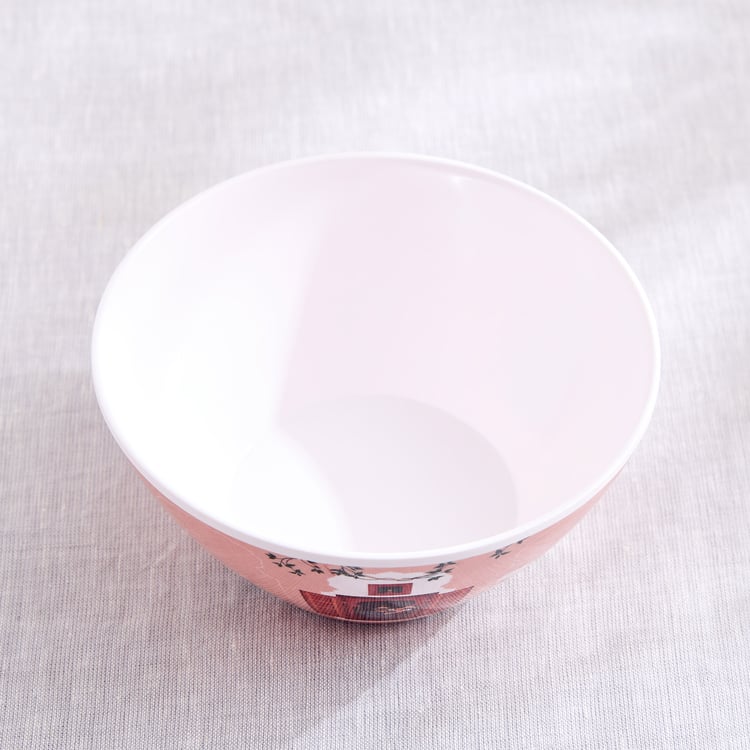 Jalsa Set of 4 Melamine Printed Serving Bowls - 820ml