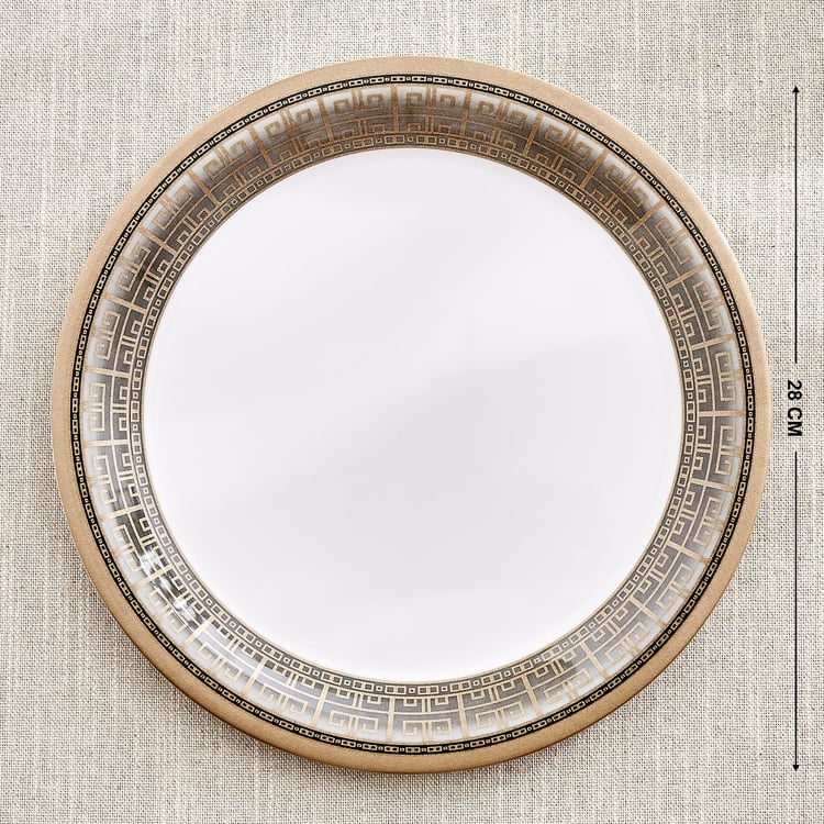 Corsica Majestic Eco Melamine Printed Dinner Plate - 28cm