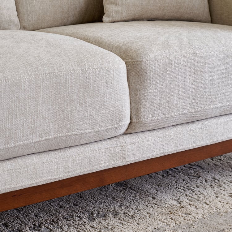 Lansbury NXT Fabric 2-Seater Sofa with Cushions - Beige