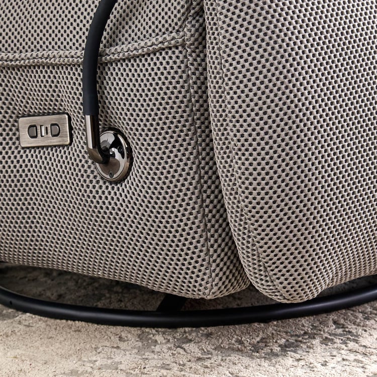 Zeek Fabric 1-Seater Electric Recliner with Mobile Holder - Grey