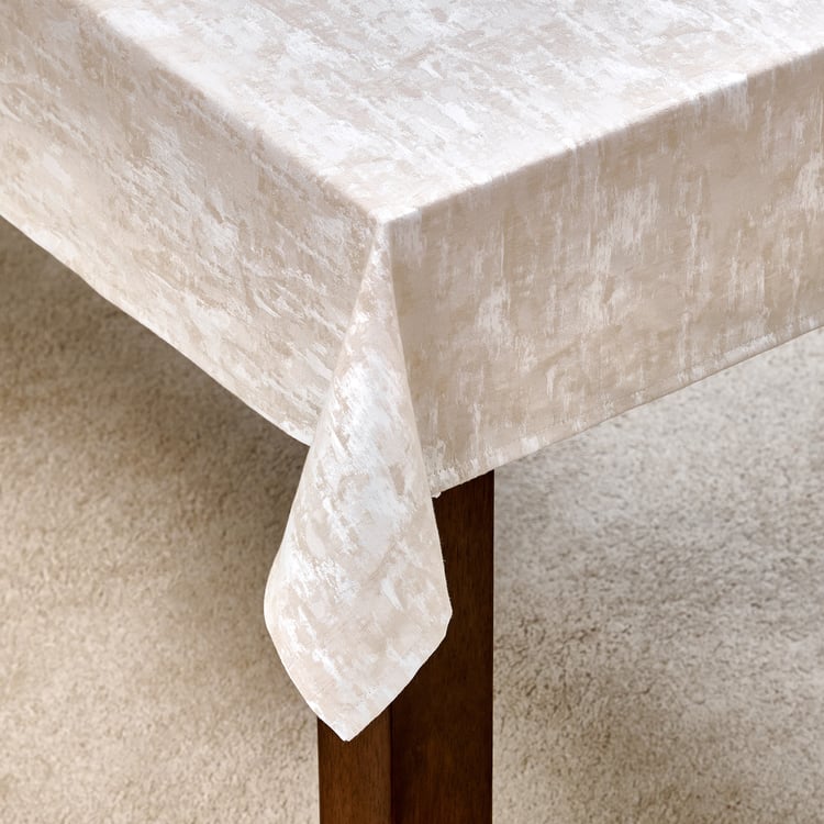Glimmer Brio Cotton Jacquard 6-Seater Table Cloth - 200x135cm