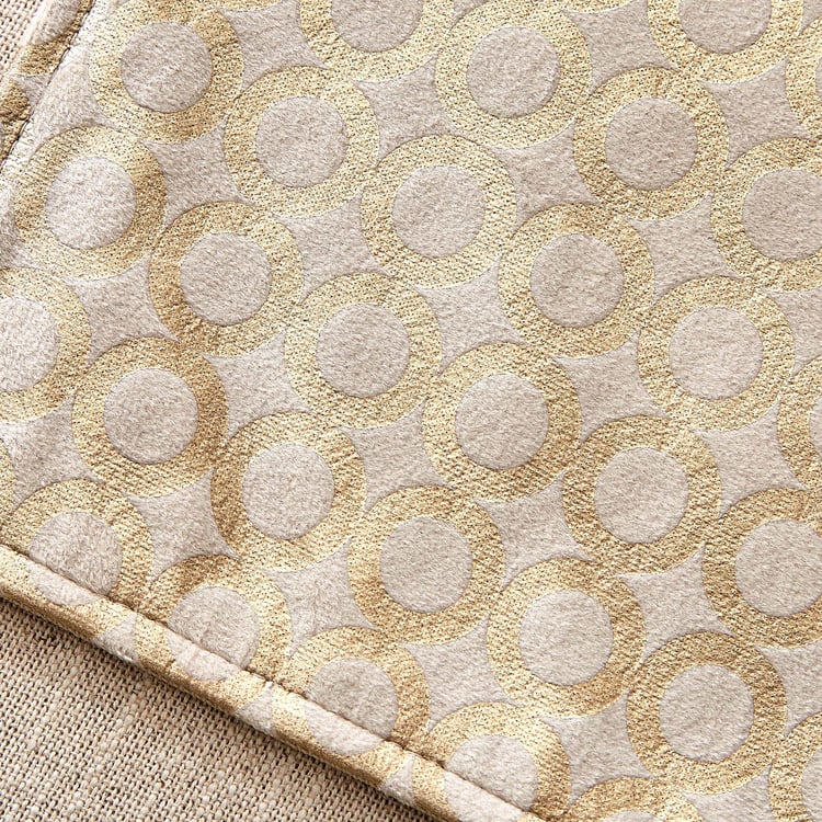 Glimmer Brio Cotton Foil Print Reversible Placemat