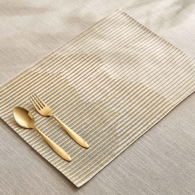 Glimmer Endura Cotton Embroidered Placemat