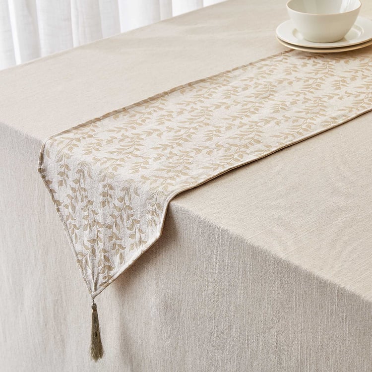 Glimmer Brio Cotton Jacquard Table Runner