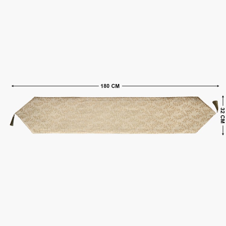 Glimmer Brio Cotton Jacquard Table Runner