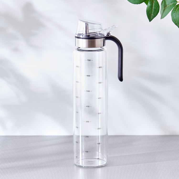 Stack Nouie Set of 2 Borosilicate Glass Oil Dispenser with Handle