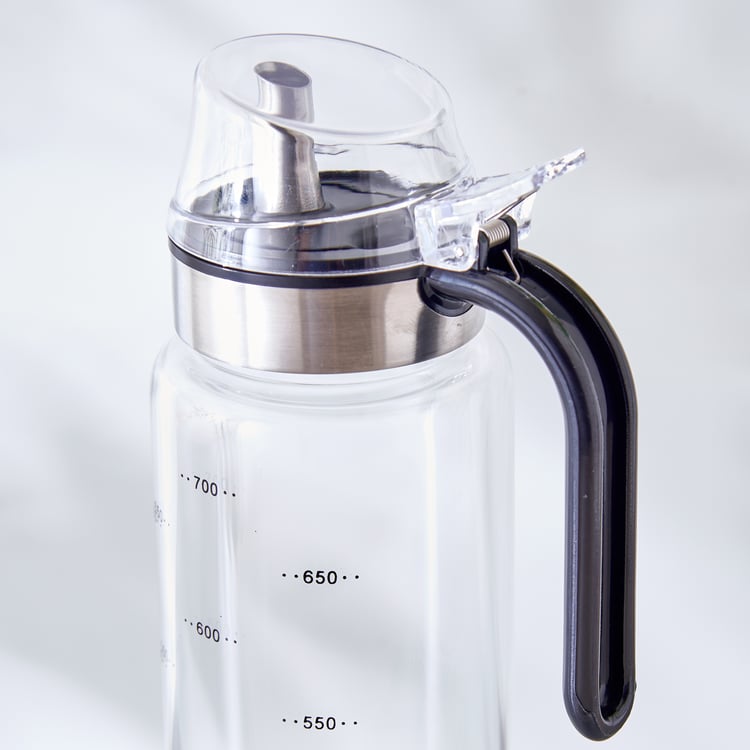 Stack Nouie Set of 2 Borosilicate Glass Oil Dispenser with Handle