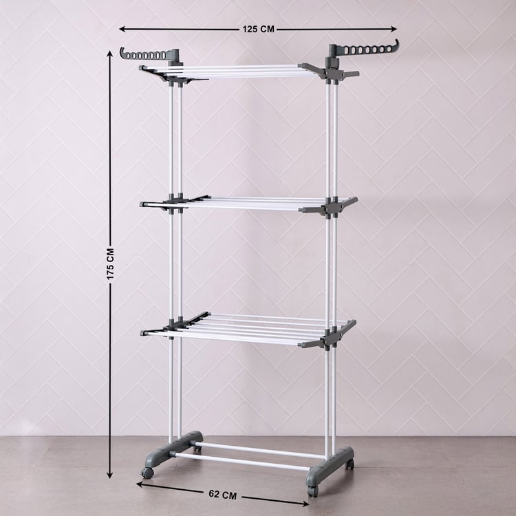 Omnia Airo Metal 3-Tier Clothes Drying Stand
