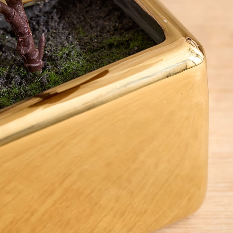 Gloria Elara Artificial Magnolias in Ceramic Pot