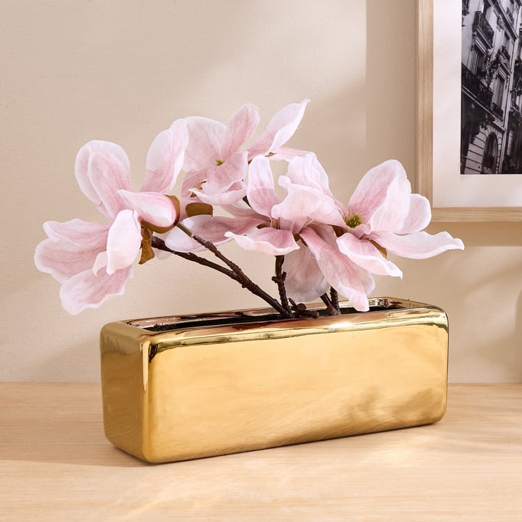 Gloria Elara Artificial Magnolias in Ceramic Pot