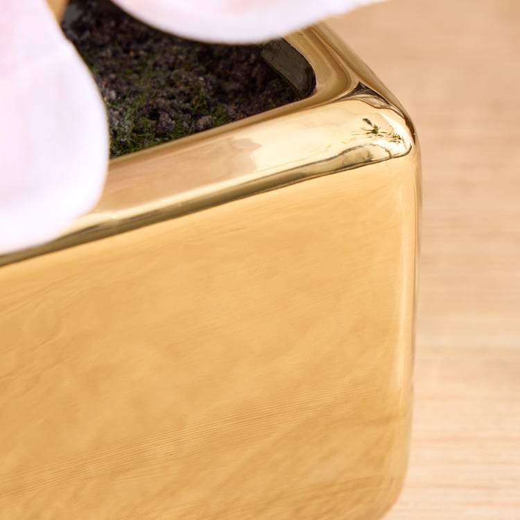 Gloria Elara Artificial Magnolias in Ceramic Pot