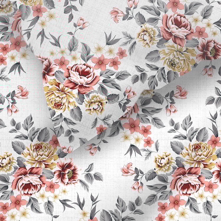 LAYERS Argos Cotton 225TC Floral King 3Pcs Super King Bedsheet Set