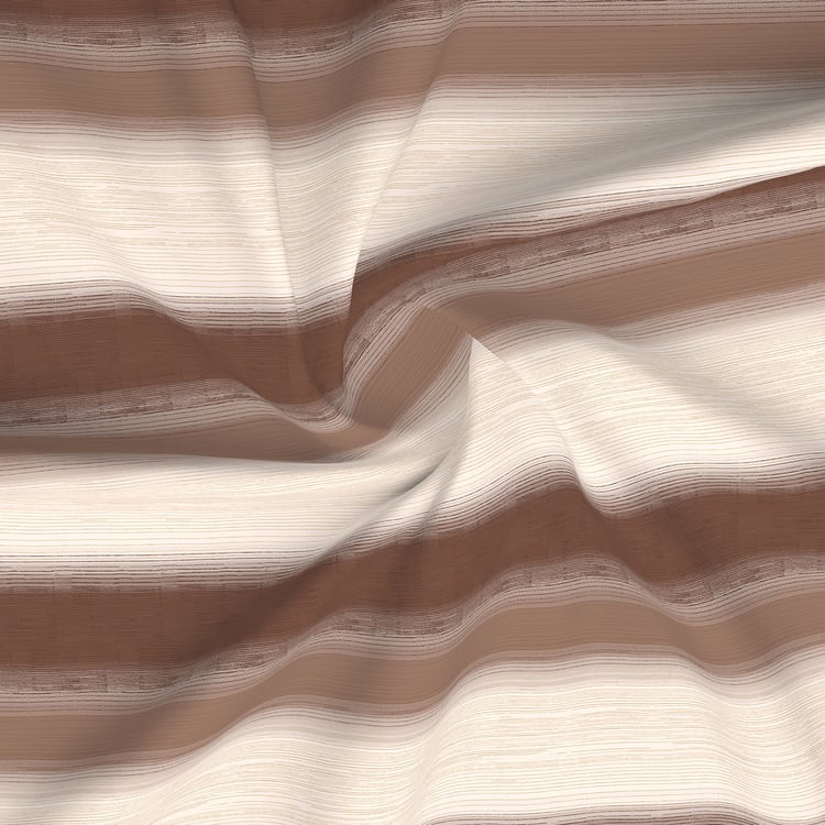 LAYERS Duracount Cotton 225TC Striped 3Pcs Super King Bedsheet Set