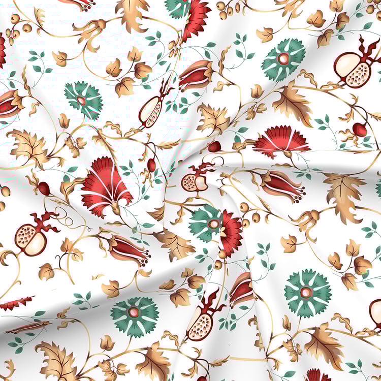LAYERS Aura Microfibre Floral Print 3Pcs Super King Bedsheet Set