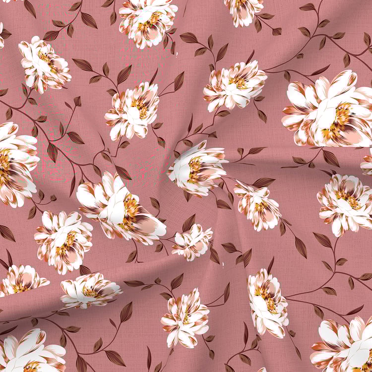 LAYERS Aura Microfibre Floral Print 3Pcs Super King Bedsheet Set