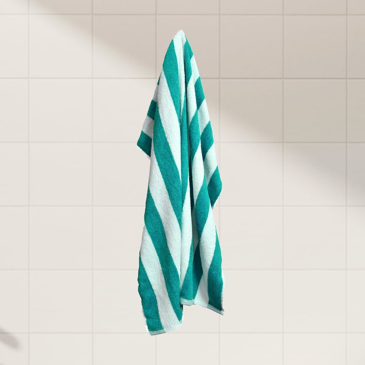 LAYERS Miami Cabana Cotton Striped Bath Towel - 90x180cm