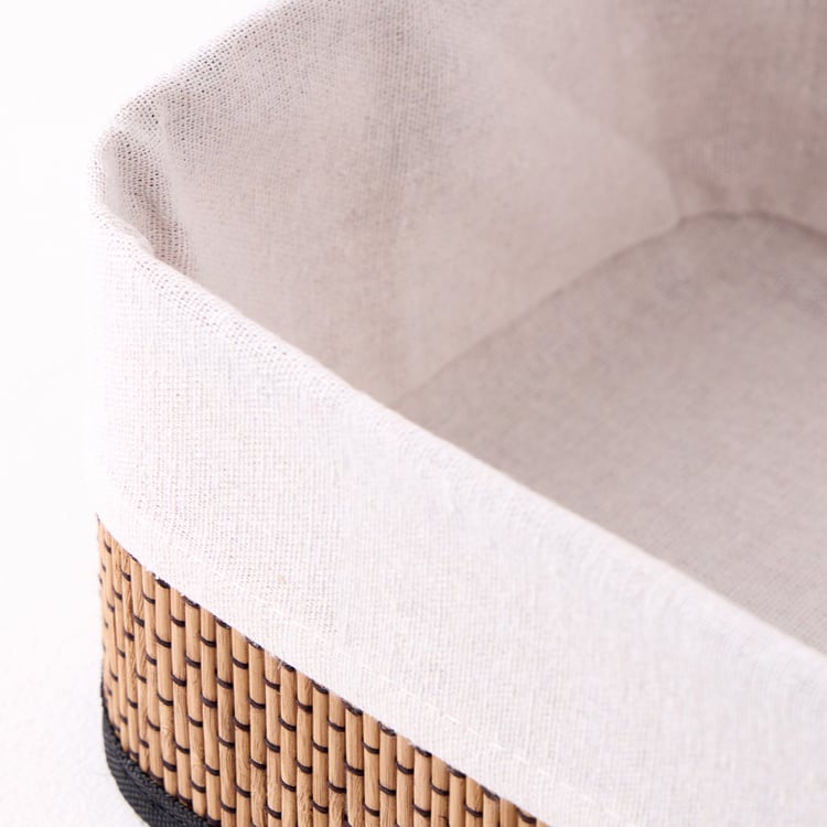 Wilton Macy Bamboo Collapsible Storage Basket