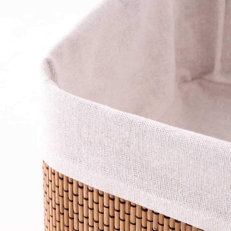 Wilton Macy Bamboo Collapsible Storage Basket