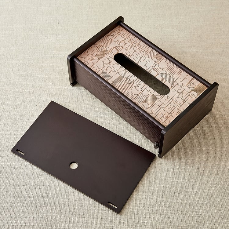 Elm Elite Wooden Tissue Box - 23x14.5x8.5cm