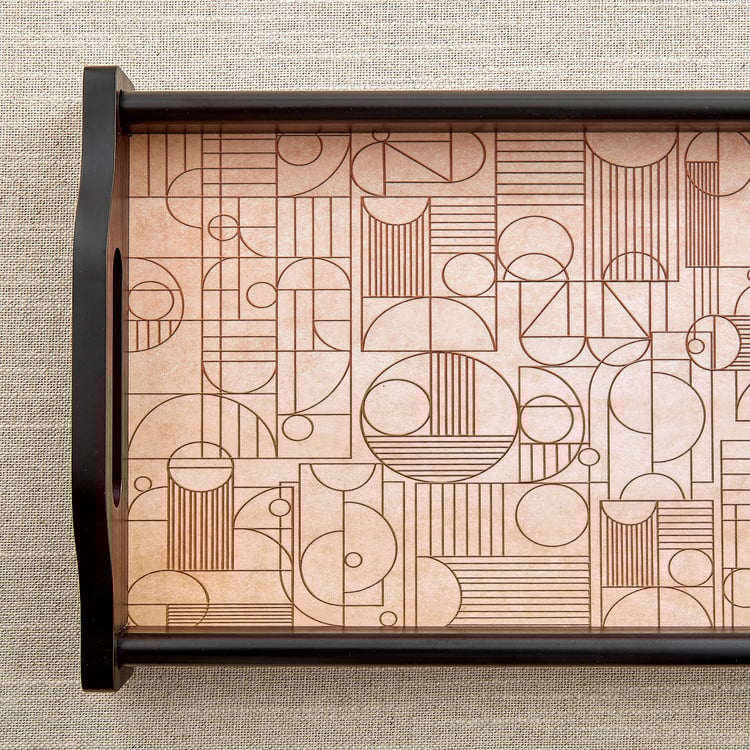 Zenith Lineart Wooden Serving Tray - 36x20.5x6cm