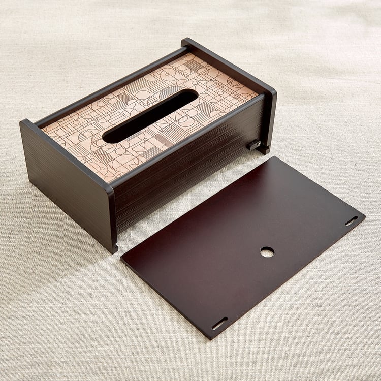 Zenith Lineart Wooden Tissue Box - 23x14.5x9cm