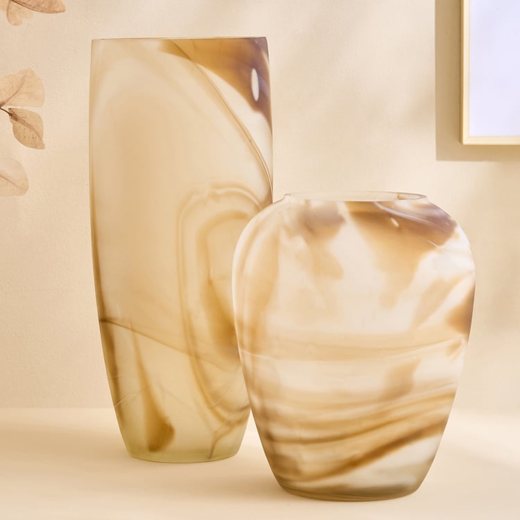 Alchemy Alabasta Glass Fluid Vase - Medium