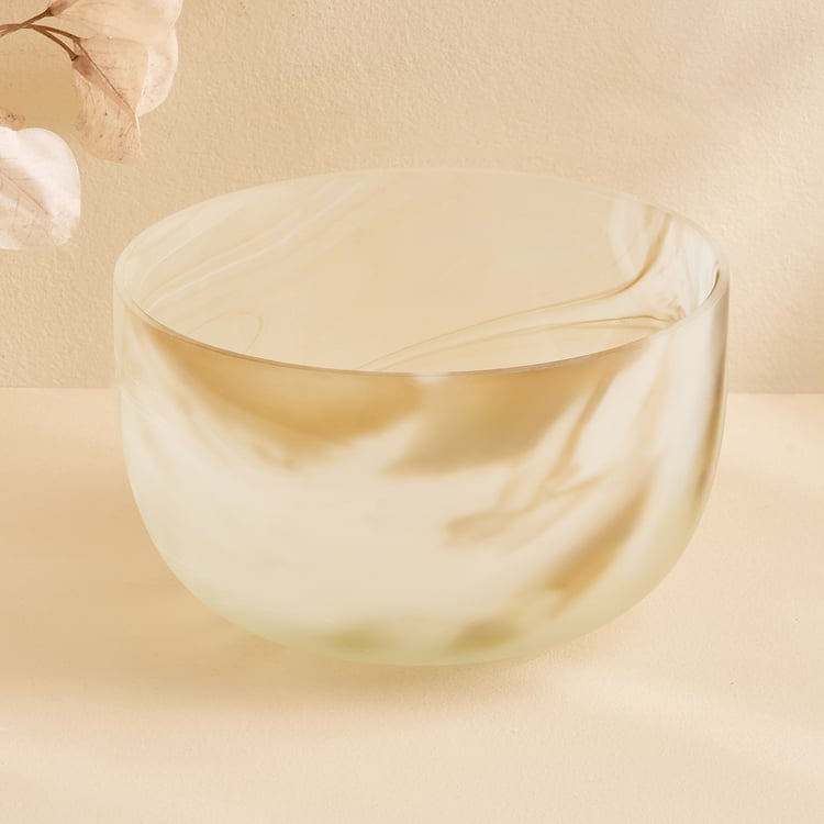 Alchemy Alabasta Glass Fluid Decorative Bowl