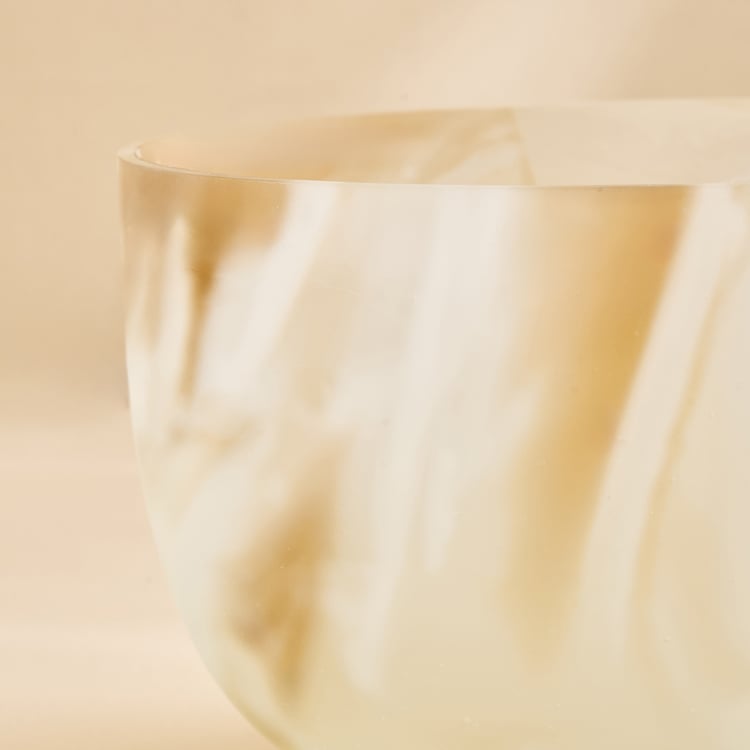 Alchemy Alabasta Glass Fluid Decorative Bowl