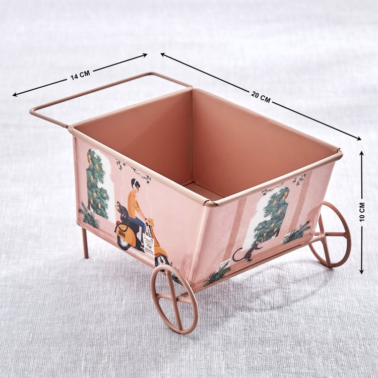 Jalsa Auric Set of 2 Metal Printed Kart Serving Bowls