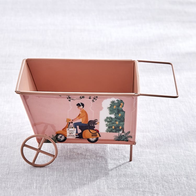 Jalsa Auric Set of 2 Metal Printed Kart Serving Bowls