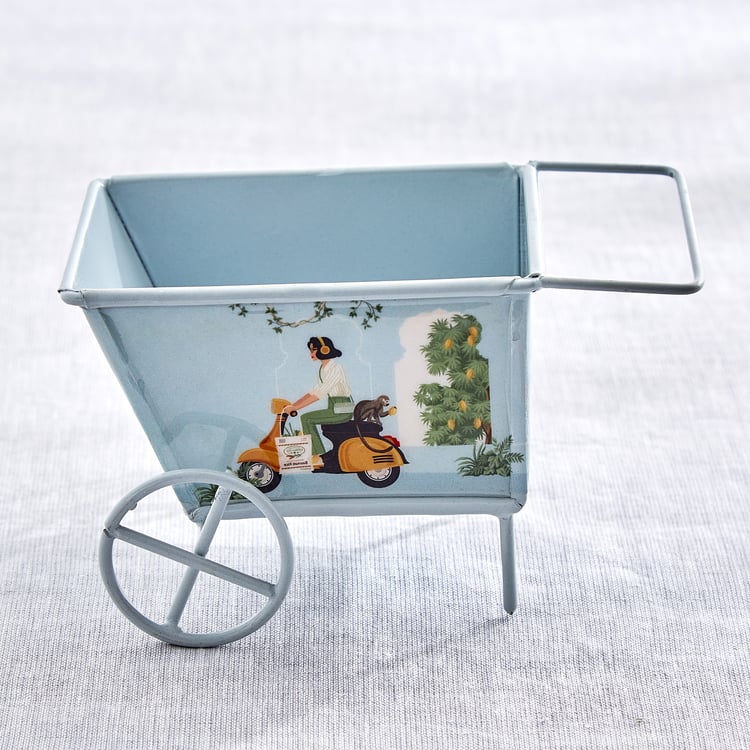 Jalsa Auric Set of 2 Metal Printed Kart Serving Bowls