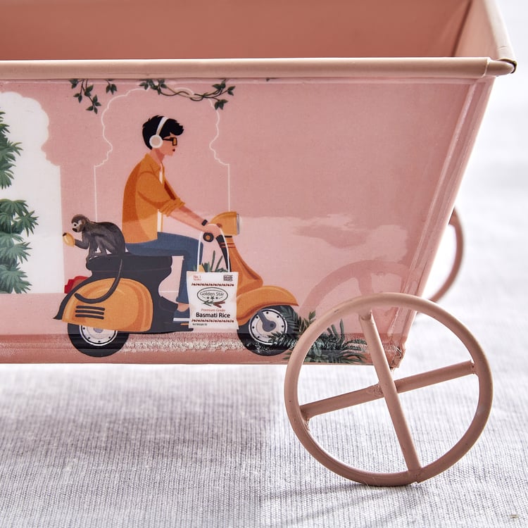 Jalsa Auric Set of 2 Metal Printed Kart Serving Bowls