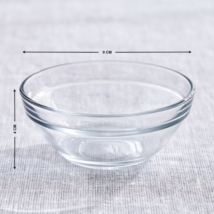 Jalsa Auric 4Pcs Glass and Wood Serving Set - 120ml